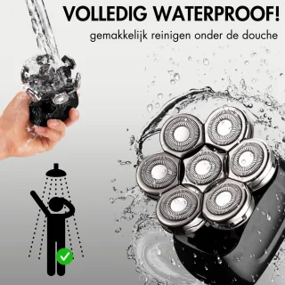 Sansbeauté SkullSharp PRO 6-in-1 Elektrisch Scheerapparaat voor Mannen