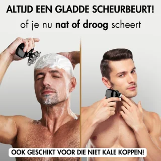 Sansbeauté SkullSharp PRO 6-in-1 Elektrisch Scheerapparaat voor Mannen