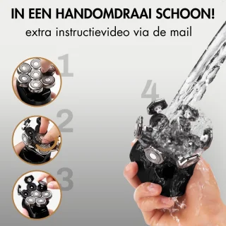 Sansbeauté SkullSharp PRO 6-in-1 Elektrisch Scheerapparaat voor Mannen