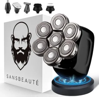 Sansbeauté SkullSharp PRO 6-in-1 Elektrisch Scheerapparaat voor Mannen