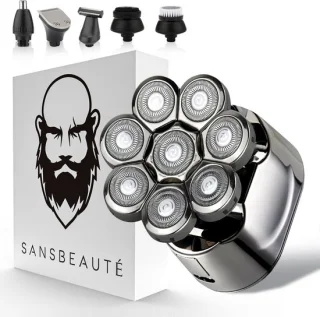 Sansbeauté SkullSharp PRO 6-in-1 Scheerapparaat en Trimmer