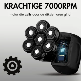 Sansbeauté SkullSharp PRO 6-in-1 Scheerapparaat voor Mannen