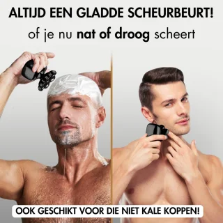 Sansbeauté SkullSharp PRO 6-in-1 Scheerapparaat voor Mannen