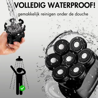 Sansbeauté SkullSharp PRO 6-in-1 Scheerapparaat voor Mannen