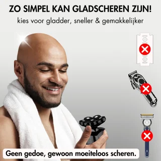 Sansbeauté SkullSharp PRO 6-in-1 Scheerapparaat voor Mannen
