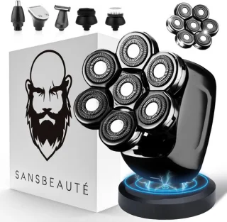 Sansbeauté SkullSharp PRO 6-in-1 Scheerapparaat voor Mannen