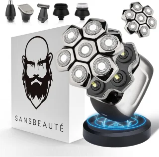 Sansbeauté SkullSharp PRO 6-in-1 Scheerapparaat voor Mannen