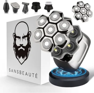Sansbeauté SkullSharp PRO 6-in-1 Scheerapparaat voor Mannen