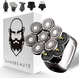 Sansbeauté SkullSharp PRO MAGNETIC 6-in-1 Elektrisch Scheerapparaat