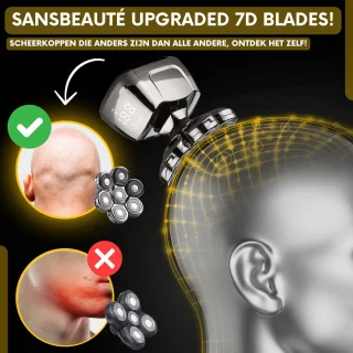 Sansbeauté SkullSharp PRO MAGNETIC 6-in-1 Elektrisch Scheerapparaat