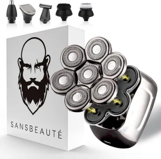 Sansbeauté SkullSharp PRO MAGNETIC 6-in-1 Elektrisch Scheerapparaat