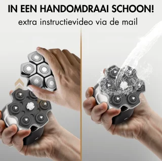 Sansbeauté SkullSharp PRO MAGNETIC 6-in-1 Scheerapparaat & Trimmer