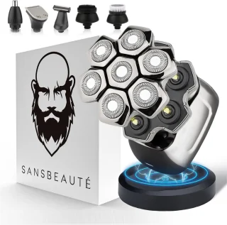 Sansbeauté SkullSharp PRO MAGNETIC 6-in-1 Scheerapparaat & Trimmer