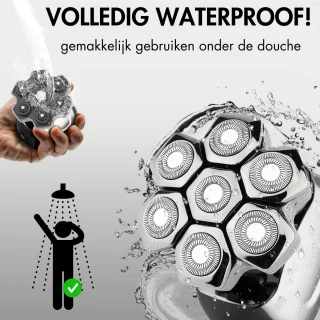 Sansbeauté SkullSharp PRO MAGNETIC 6-in-1 Scheerapparaat & Trimmer