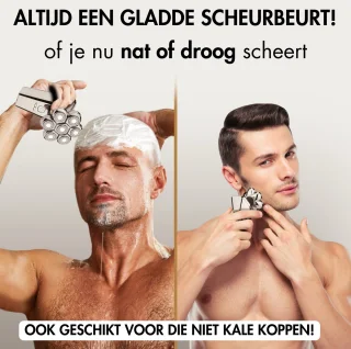 Sansbeauté SkullSharp PRO MAX 6-in-1 Elektrisch Scheerapparaat voor Mannen