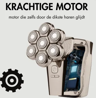 Sansbeauté SkullSharp PRO MAX 6-in-1 Elektrisch Scheerapparaat voor Mannen