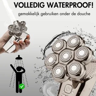 Sansbeauté SkullSharp PRO MAX 6-in-1 Elektrisch Scheerapparaat voor Mannen