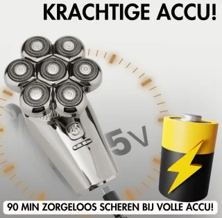 Sansbeauté SkullSharp PRO MAX 6-in-1 Elektrisch Scheerapparaat voor Mannen