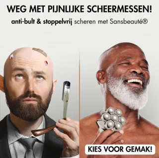 Sansbeauté SkullSharp PRO MAX 6-in-1 Scheerapparaat en Trimmer