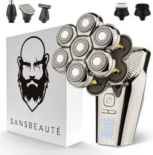 Sansbeauté SkullSharp PRO MAX 6-in-1 Scheerapparaat en Trimmer