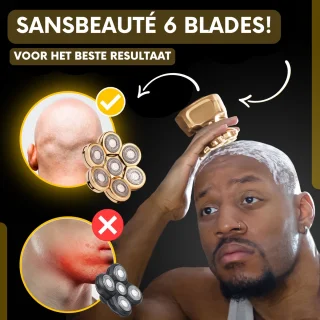 Sansbeauté SkullSharp V1 6-in-1 Elektrisch Scheerapparaat en Trimmer