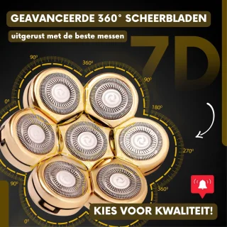 Sansbeauté SkullSharp V1 6-in-1 Elektrisch Scheerapparaat en Trimmer