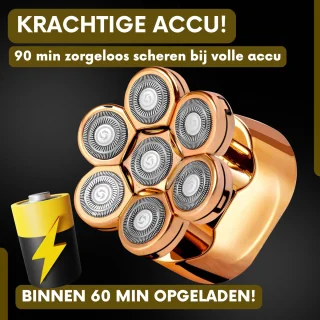 Sansbeauté SkullSharp V1 6-in-1 Elektrisch Scheerapparaat en Trimmer