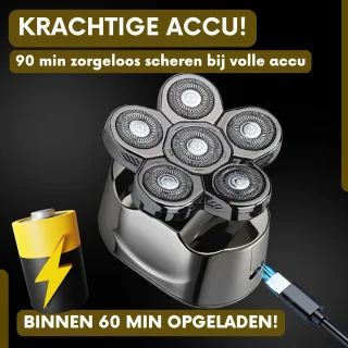 Sansbeauté SkullSharp V1 6-in-1 Elektrisch Scheerapparaat Trimmer