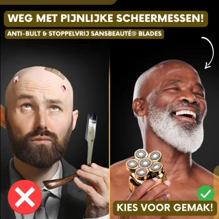 Sansbeauté SkullSharp V1 6-in-1 Scheerapparaat voor Mannen