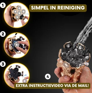 Sansbeauté SkullSharp V1 6-in-1 Scheerapparaat voor Mannen