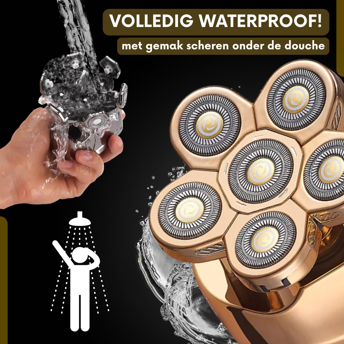 Wat vinden we goed aan de Sansbeauté SkullSharp V1 6-in-1 Scheerapparaat voor Mannen