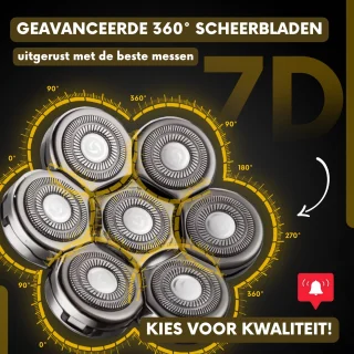 Sansbeauté SkullSharp V2 6-in-1 Elektrisch Scheerapparaat en Trimmer voor Mannen