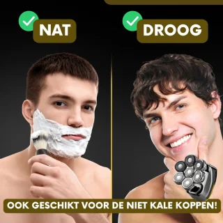 Sansbeauté SkullSharp V2 6-in-1 Elektrisch Scheerapparaat en Trimmer voor Mannen