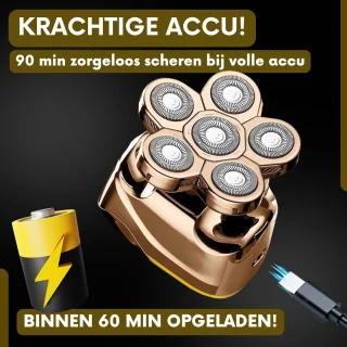 Sansbeauté SkullSharp V2 6-in-1 Elektrisch Scheerapparaat voor Mannen