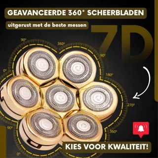 Sansbeauté SkullSharp V2 6-in-1 Scheerapparaat & Trimmer voor Mannen