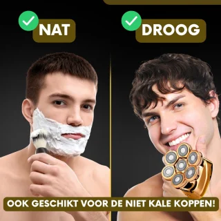Sansbeauté SkullSharp V2 6-in-1 Scheerapparaat & Trimmer voor Mannen