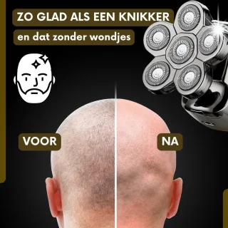 Sansbeauté SkullSharp V2 6-in-1 Scheerapparaat voor Mannen