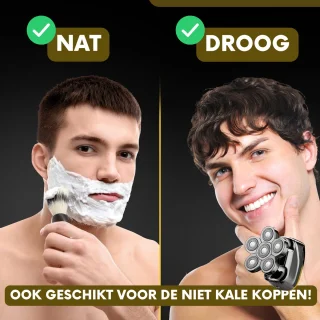 Sansbeauté SkullSharp V2 6-in-1 Scheerapparaat voor Mannen
