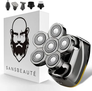 Sansbeauté SkullSharp V2 6-in-1 Scheerapparaat voor Mannen