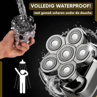 Sansbeauté SkullSharp V2 6-in-1 Scheerapparaat voor Mannen