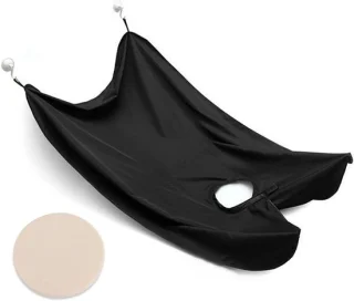Scheer sjaal 20 x 15 cm zwart
