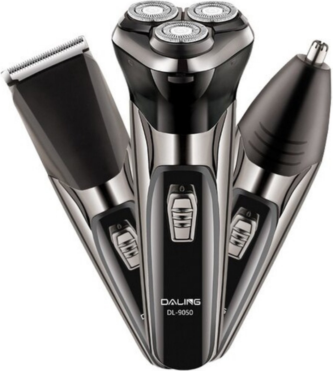 De Scheerapparaat 3-in-1 voor mannen zilver in één oogopslag