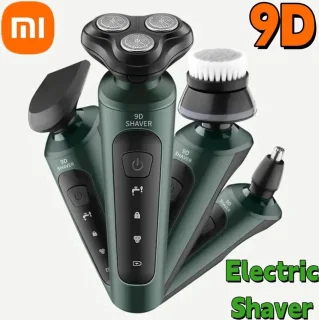 Scheerapparaat 4-in-1 voor mannen Donkergroen USB