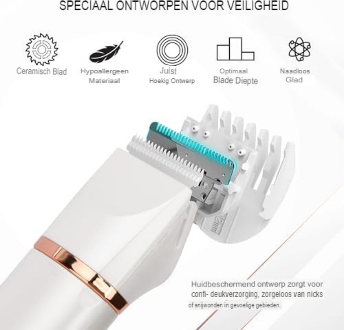 Wat vinden we goed aan de Scheerapparaat Dames Parelwit