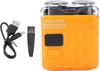 Scheerapparaat heren - mini elektrisch - zwart