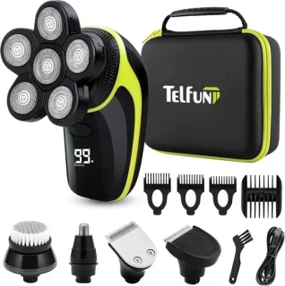 Scheerapparaat Mannen 5-in-1 Set Waterdicht Met Accessoires