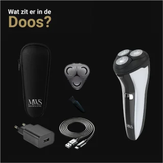 Scheerapparaat Mannen Nat en Droog Met Trimmer Volledig Waterdicht