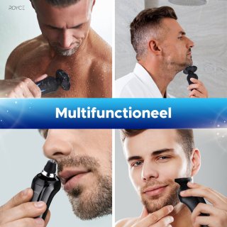 Scheerapparaat Mannen + Trimmer & Neustrimmer - Nat & Droog Scheren