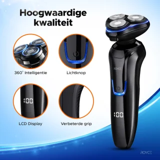 Scheerapparaat Mannen + Trimmer & Neustrimmer - Nat & Droog Scheren