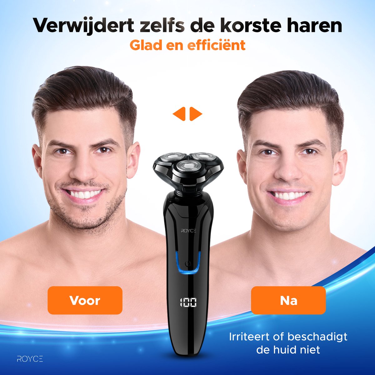 Scheerapparaat Mannen + Trimmer & Neustrimmer - Nat & Droog Scheren